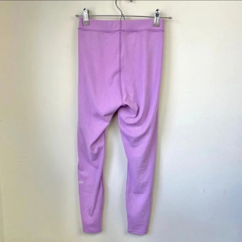Alo Yoga Ribbed High-Waist 7/8 Blissful Legging